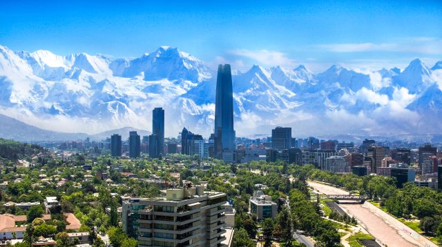 Blick über Santiago de Chile
