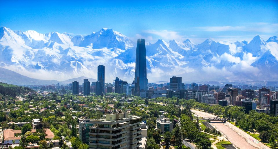 Blick über Santiago de Chile