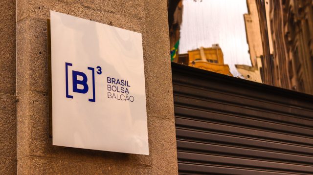 Logo von B3 in Brasilien