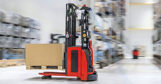 Fahrerloses Transportsystem von Linde Material Handling aus dem Hause Kion