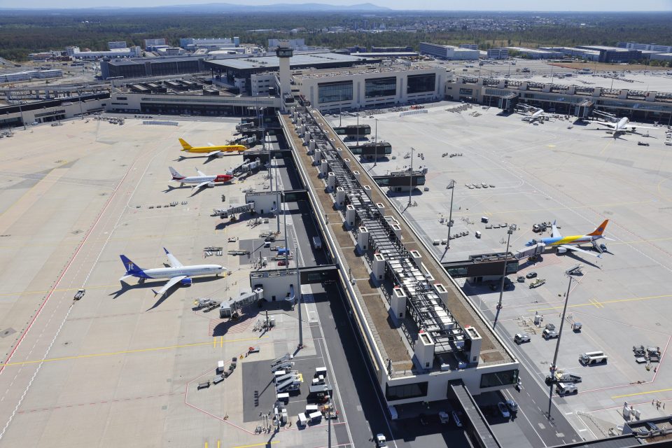 Luftaufnahme von Terminal 3