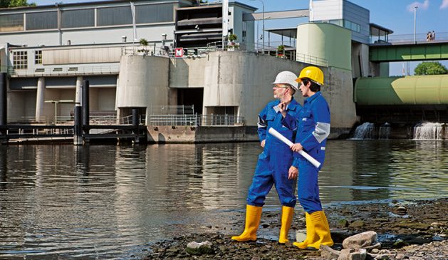 Mit Laufwasserkraftwerken will sich RWE ein grünes Image geben