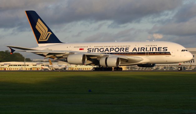 A380 von Singapore Airlines