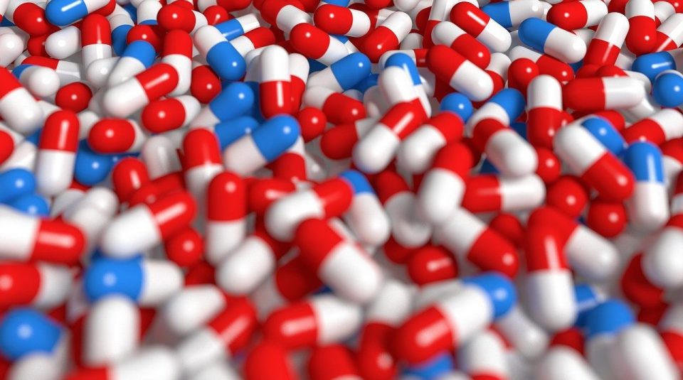Nahaufnahme von Tabletten