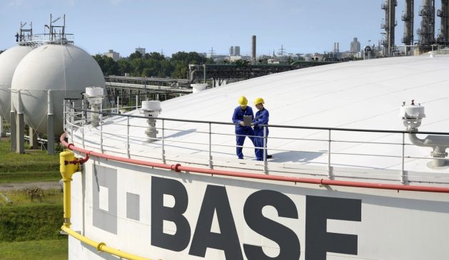 Tanklager der BASF