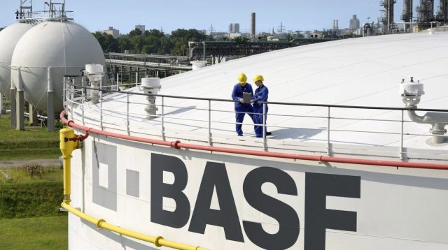 Tanklager der BASF