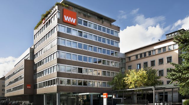 Die Zentrale der W&W AG in Stuttgart, Deutschland