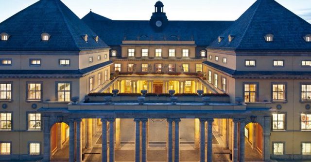Das Hauptgebäude der Munich Re