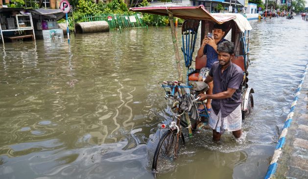 Verheerende Fluten in Südostasien trafen unter anderem auch Indien.