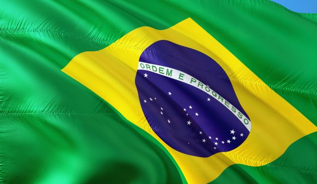 Die Flagge Brasiliens: Ordnung und Fortschritt.
