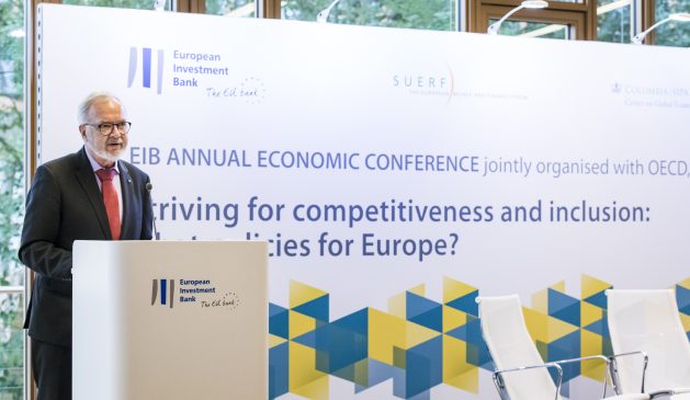 European Investment Bank-Präsident Werner Hoyer auf der Annual Economic Conference 2019