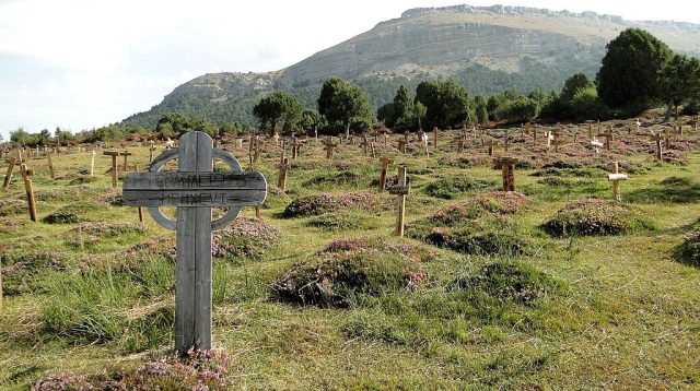 Friedhof "sad hill" des Films "The Good, the Bad and the Ugly".