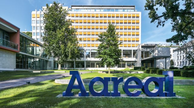 Die Zentrale der Aareal Bank in Wiesbaden. Die Bank plant dort mittlerweile ein neues Gebäude.