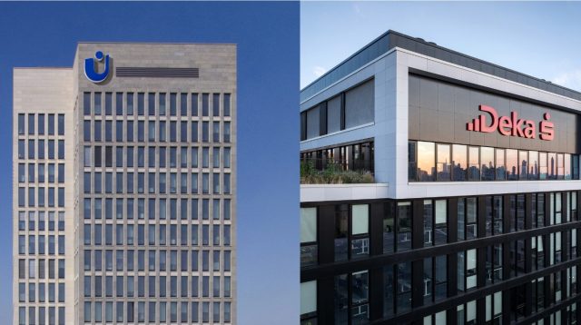 Union Investment in der Frankfurter Innenstadt und die Deka-Gruppe in Frankfurt-Niederrad