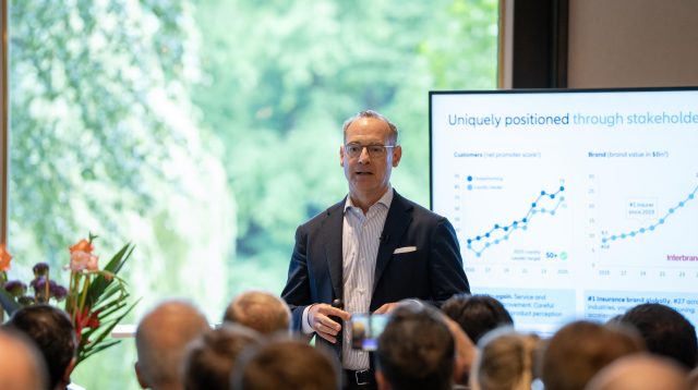 Oliver Bäte, CEO der Allianz, beim Allianz Media Barbecue in München 2026.