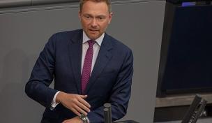 Finanzminister Christian Lindner im Deutschen Bundestag