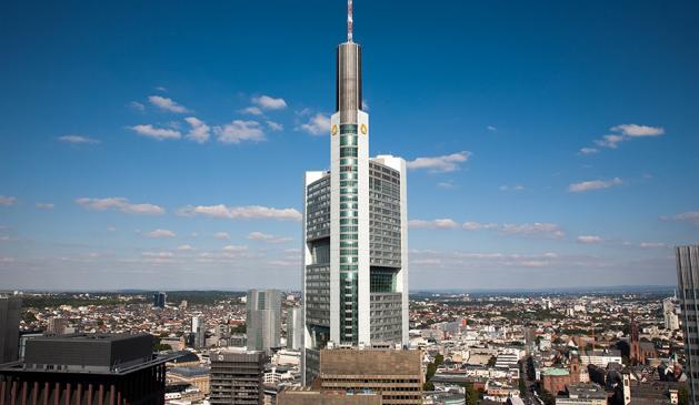 Der Commerzbank-Tower in Frankfurt am Main.