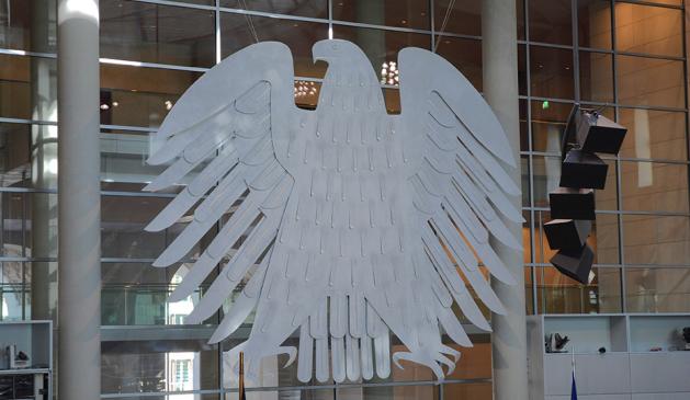 Bundesadler im Deutschen Bundestag