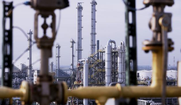 Chemieanlage von Evonik Industries Chemieanlage von Evonik Industries