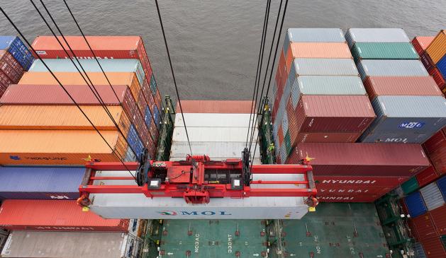 Containerschiffbeladung Containerschiffbeladung