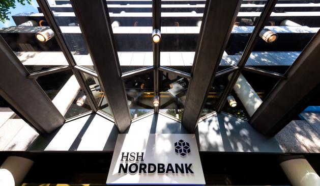 Die HSH Nordbank in Hamburg.
