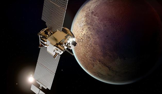 Derzeit findet ein Wettlauf um den roten Planeten statt. Derzeit findet ein Wettlauf um den roten Planeten statt.