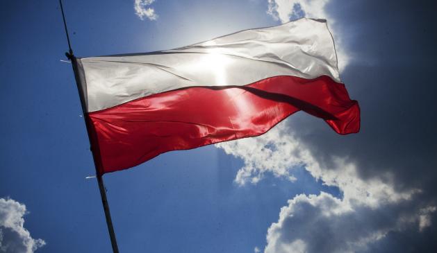 Die Flagge Polens Die Flagge Polens