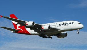 Flugzeug von Qantas