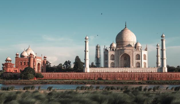 Taj Mahal in Mehtab Bagh, Indien Taj Mahal in Mehtab Bagh, Indien