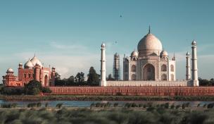 Taj Mahal in Mehtab Bagh, Indien