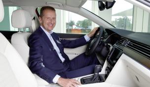 Volkswagen CEO Herbert Diess gibt Gas