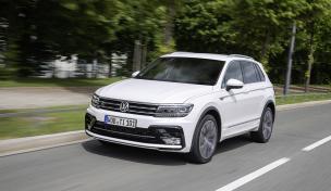 Der Volkswagen Tiguan R-Line Der Volkswagen Tiguan R-Line