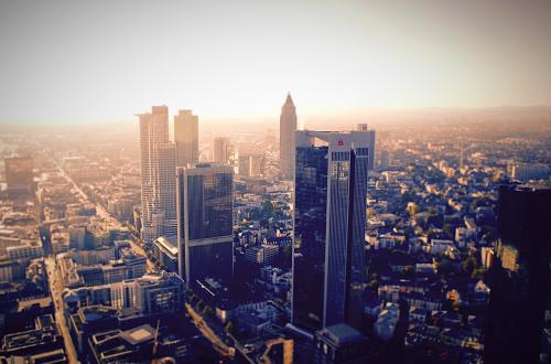 Frankfurt am Main, Sitz der bedeutendsten deutschen Banken