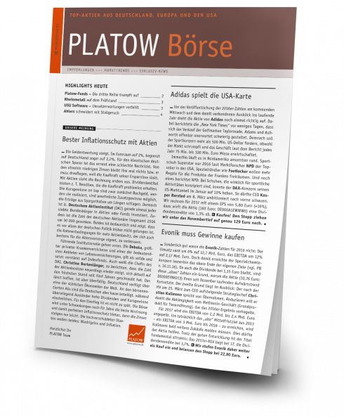 Börsenbrief PLATOW Börse, Börsenbriefe, kostenlos Börsenbrief PLATOW Börse, Börsenbriefe, kostenlos