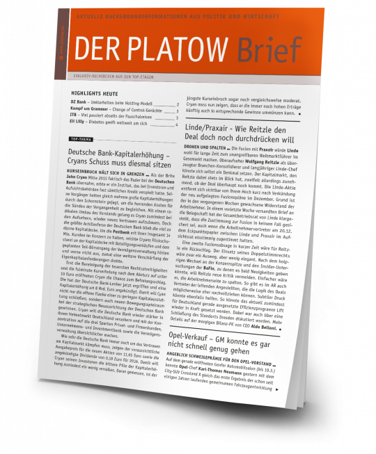DER PLATOW Brief DER PLATOW Brief